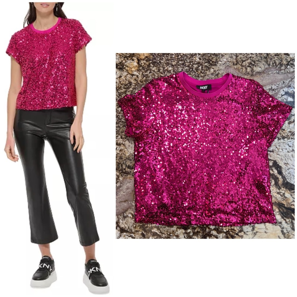 DKNY Sequin Blouse